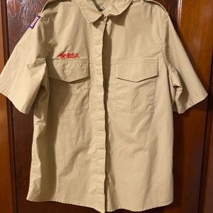 Women’s size MED Boy Scouts of American uniform shirt. Only worn once